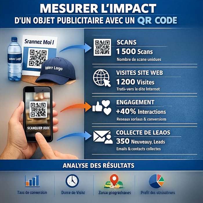 Mesurer l'impact d'un objet publicitaire avec un QR code