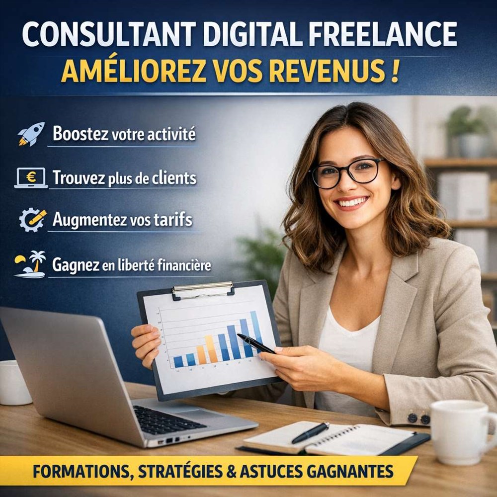 Consultant digital freelance : améliorer ses revenus sans alourdir son administratif