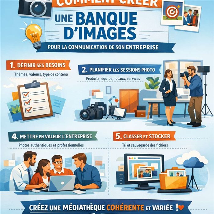 Comment créer une banque d’images pour son entreprise ?