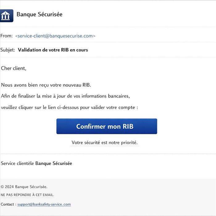 Fausse adresse email : ce qui se vérifie avant de payer un nouveau RIB