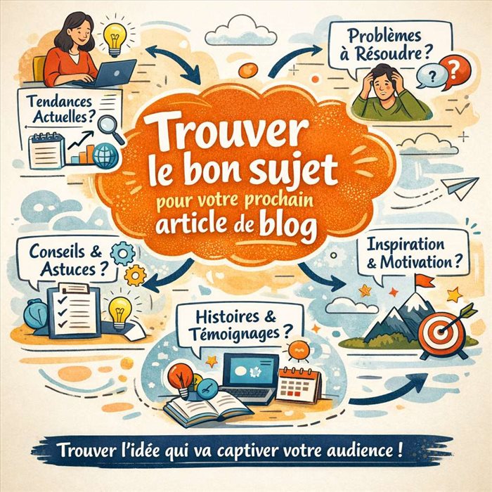 Trouver le bon sujet pour un article de blog efficace