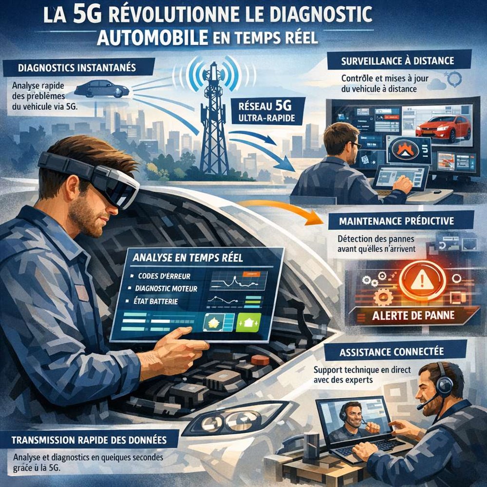 Comment la connectivité 5G va révolutionner le diagnostic automobile en temps réel dans les prochaines années