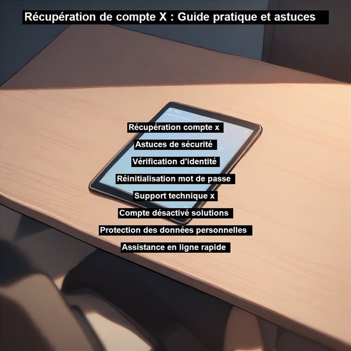 Comment récupérer un compte X (ancien twitter)?