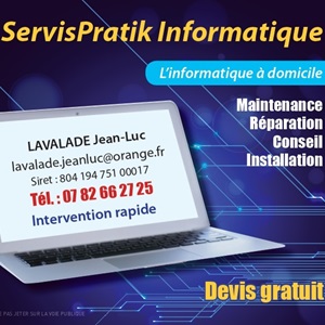 ServisPratik Informatique, un réparateur d'ordinateur à Chemillé-en-Anjou