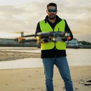 Frédéric , un expert en drone à Segré-en-Anjou Bleu