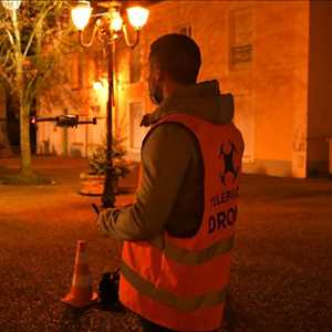 Kévin , un spécialiste du drone à Chemillé-en-Anjou